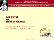 Art Duval and Helmut Knaust