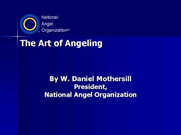 The Art of Angeling