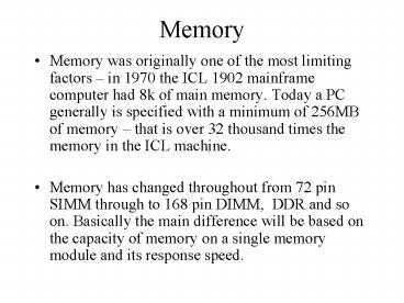 Memory presentation | free to view