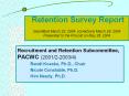 Retention Survey Report Submitted March 22, 2004; corrections March 29, 2004 Presented to the Provost on May 28, 2004 PowerPoint PPT Presentation