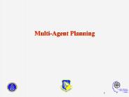Multi-Agent Planning