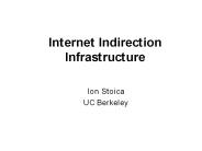 Internet Indirection Infrastructure