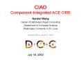 CIAO ComponentIntegrated ACE ORB PowerPoint PPT Presentation
