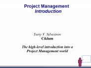Project Management Introduction