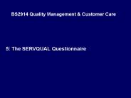 BS2914 Quality Management
