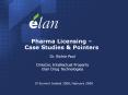 Pharma Licensing  PowerPoint PPT Presentation