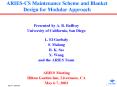 ARIESCS Maintenance Scheme and Blanket Design for Modular Approach PowerPoint PPT Presentation