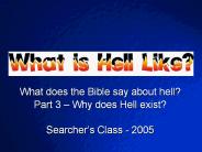 What does the Bible say about hell
