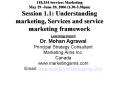 118'334 Services Marketing May 29 June 20, 2006 1'303'30pm Session 1'1: Understanding marketing, Ser PowerPoint PPT Presentation