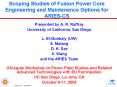 Scoping Studies of Fusion Power Core Engineering and Maintenance Options for ARIESCS PowerPoint PPT Presentation