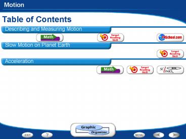 Describing and Measuring Motion