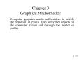 Chapter 3 Graphics Mathematics PowerPoint PPT Presentation