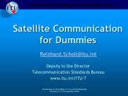 Satellite Communication for Dummies