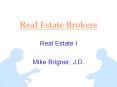 Real Estate Brokers PowerPoint PPT Presentation