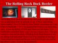 The Rolling Rock Bock Border PowerPoint PPT Presentation