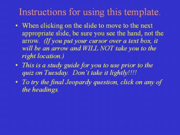Instructions for using this template.