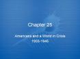 Americans and a World in Crisis PowerPoint PPT Presentation