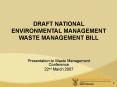 Presentation to Waste Management Conference PowerPoint PPT Presentation