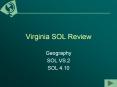 Virginia SOL Review PowerPoint PPT Presentation