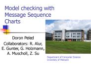 Model checking with Message Sequence Charts