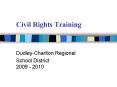 Civil Rights Training PowerPoint PPT Presentation