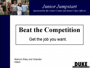 Beat the Competition