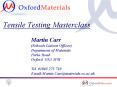 Tensile Testing Masterclass PowerPoint PPT Presentation