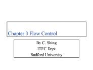 Chapter 3 Flow Control