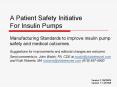A Patient Safety Initiative For Insulin Pumps PowerPoint PPT Presentation