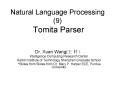 Natural Language Processing 9 Tomita Parser PowerPoint PPT Presentation