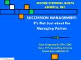 SUCCESSION MANAGEMENT: Its Not Just about the Managing Partner PowerPoint PPT Presentation
