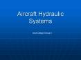 Aircraft Hydraulic Systems PowerPoint PPT Presentation