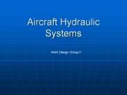 Aircraft Hydraulic Systems