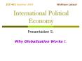 International Political Economy PowerPoint PPT Presentation