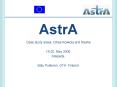 AstrA PowerPoint PPT Presentation