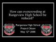 How can overcrowding at Rangeview High School be reduced PowerPoint PPT Presentation