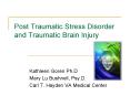 Post Traumatic Stress Disorder and Traumatic Brain Injury PowerPoint PPT Presentation