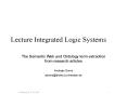 Lecture Integrated Logic Systems PowerPoint PPT Presentation