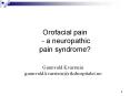 Orofacial pain a neuropathic pain syndrome PowerPoint PPT Presentation