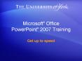 Microsoft Office PowerPoint 2007 Training PowerPoint PPT Presentation