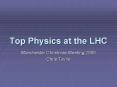 Top Physics at the LHC PowerPoint PPT Presentation