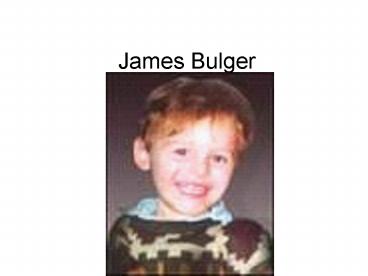 James Bulger
