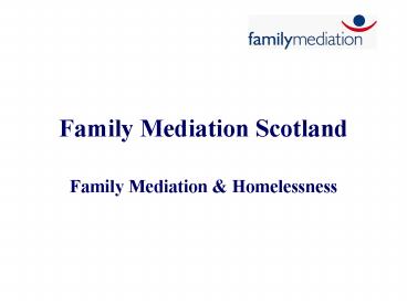 Family Mediation Scotland