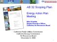 AB 32 Scoping Plan  Energy Action Plan Meeting  Mike Scheible Deputy Executive Officer California Air Resources Board PowerPoint PPT Presentation