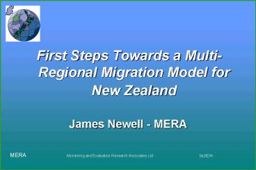 MERA Monitoring and Evaluation Research Associates LtdPANZ99