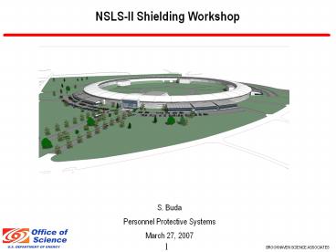 NSLS-II Shielding Workshop