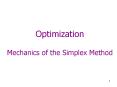 Optimization Mechanics of the Simplex Method PowerPoint PPT Presentation