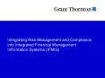 Integrating Risk Management and Compliance into Integrated Financial Management Information Systems PowerPoint PPT Presentation