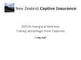 NZCIA Inaugural Seminar PowerPoint PPT Presentation