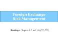 Foreign Exchange Risk Management PowerPoint PPT Presentation